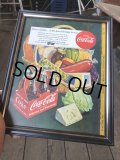 50s Vintage Coca-Cola Advertising W/Frame (B935)