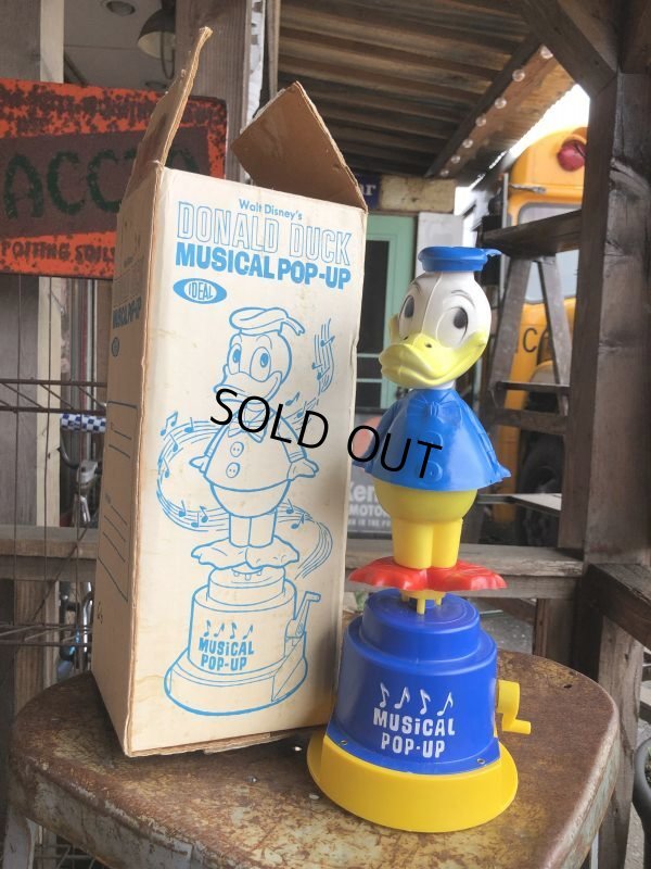画像4: Vintage IDEAL Donald Duck Musical Pop-up w / box (B940)
