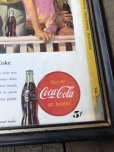 画像2: 40s Vintage Coca-Cola Advertising W/Frame (B926) (2)