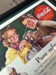 画像4: 30s Vintage Coca-Cola Advertising W/Frame (B937)