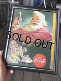 50s Vintage Coca-Cola Advertising W/Frame (B936)