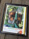 画像5: 60s Vintage Coca-Cola Advertising W/Frame (B924)