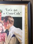 画像3: 30s Vintage Coca-Cola Advertising W/Frame (B925) (3)