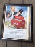 画像5: 50s Vintage Coca-Cola Advertising W/Frame (B933)