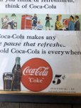 画像2: 40s Vintage Coca-Cola Advertising W/Frame (B923) (2)