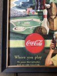 画像4: 50s Vintage Coca-Cola Advertising W/Frame (B932)