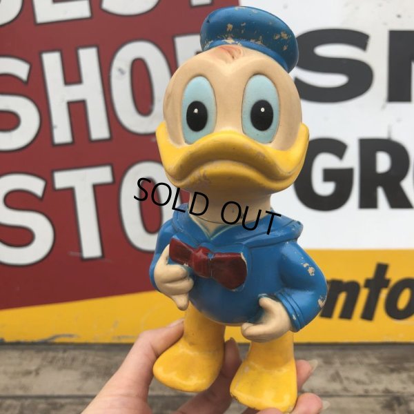 画像1: Vintage Disney Donald Duck Doll Japan 18.5cm (B945)