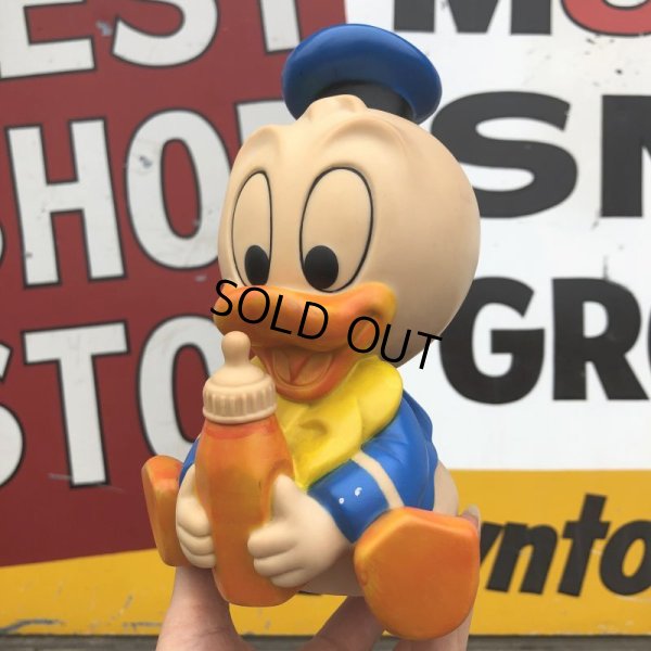 画像1: Vintage Disney Baby Donald Duck Doll Shelcore 18.5cm (B946)