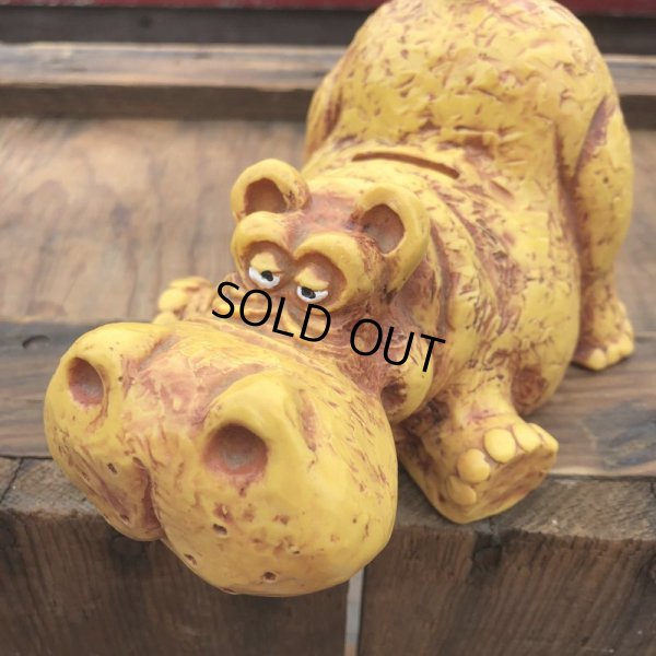 画像4: 70s Vintage Royalty Industries Hippo Coin Bank (B964) 