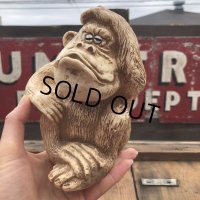 70s Vintage Royal Industries Inc Gorilla Coin Bank (B967)