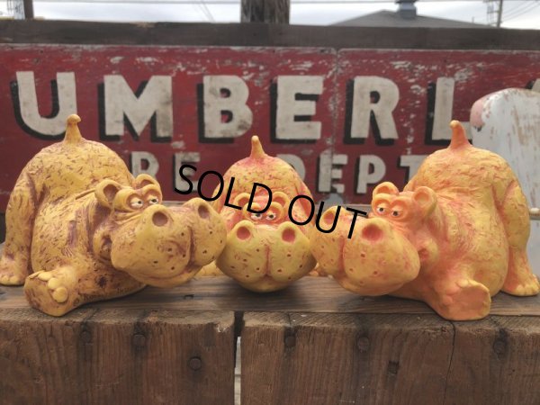 画像11: 70s Vintage Royalty Industries Hippo Coin Bank (B964) 