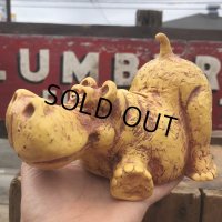70s Vintage Royalty Industries Hippo Coin Bank (B964) 