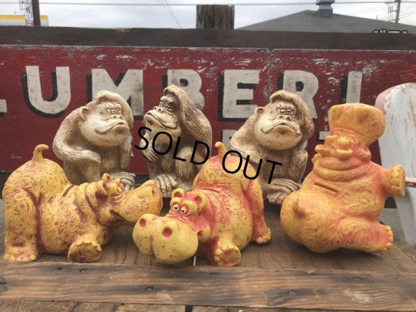 画像12: 70s Vintage Royalty Industries Hippo Coin Bank (B964) 