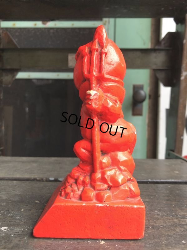 画像3: Vintage Message Doll Red Devil "Made Me Do It" (B970) 