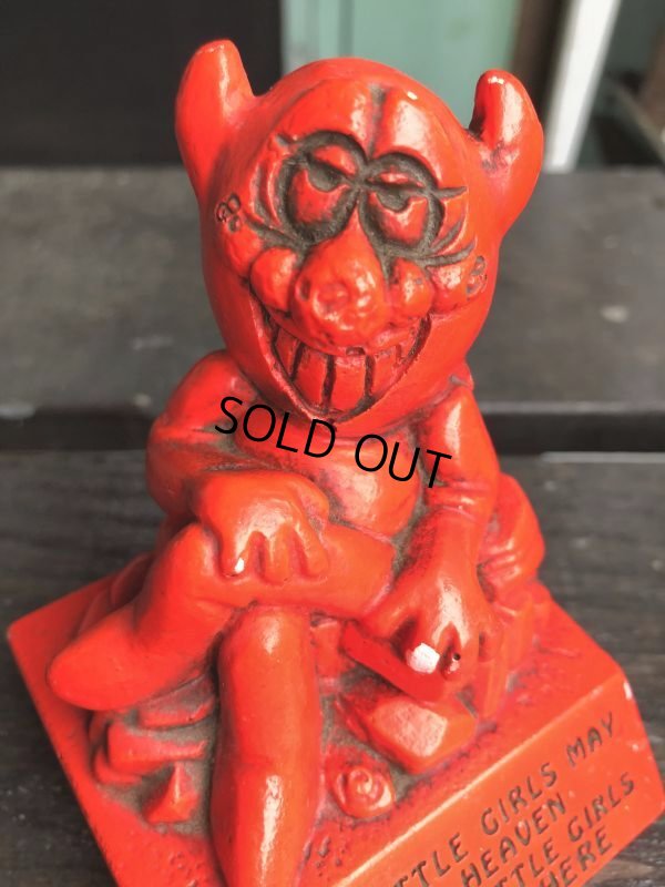 画像7: Vintage Message Doll Red Devil "Good little Girls ..."(B969) 