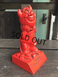 Vintage Message Doll Red Devil "Made Me Do It" (B970) 