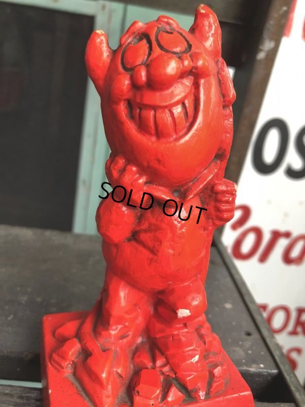 画像9: Vintage Message Doll Red Devil "Made Me Do It" (B970) 