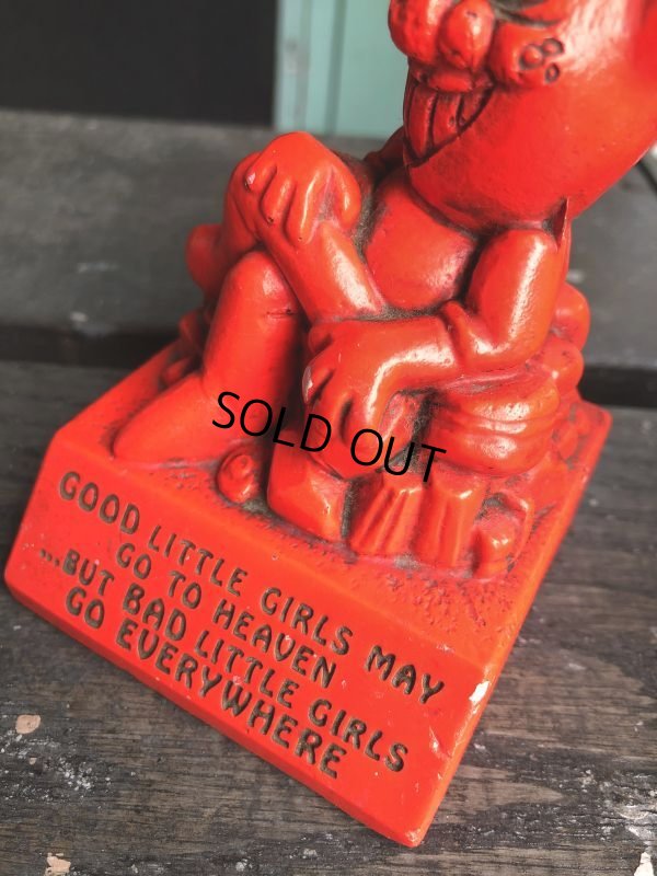 画像6: Vintage Message Doll Red Devil "Good little Girls ..."(B969) 