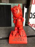 画像4: Vintage Message Doll Red Devil "Made Me Do It" (B970) 