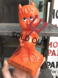 Vintage Message Doll Red Devil "You make me feel naughty and nice" (B974) 