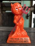 画像2: Vintage Message Doll Red Devil "You make me feel naughty and nice" (B974)  (2)