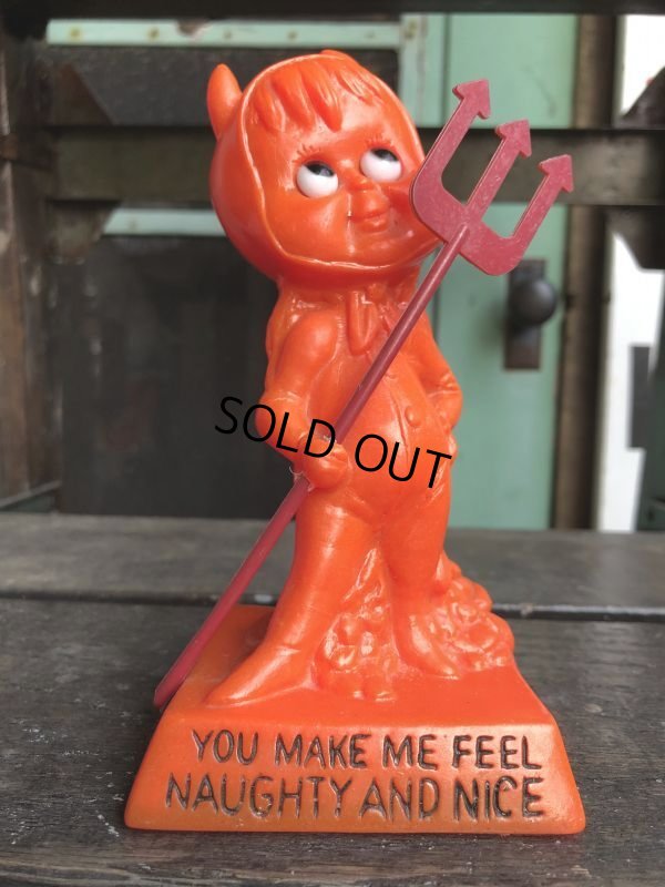 画像2: Vintage Message Doll Red Devil "You make me feel naughty and nice" (B974) 