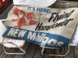 画像6: 40s Vintage MOBIL Flying Horsepower Cloth Banner Sign (B975)