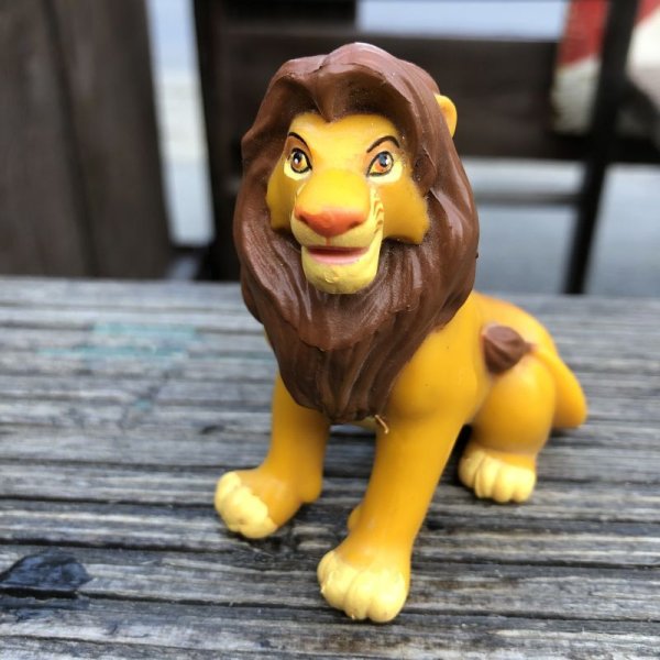 画像1: Vintage Disney The Lion King Mufasa PVC Figure (B990)