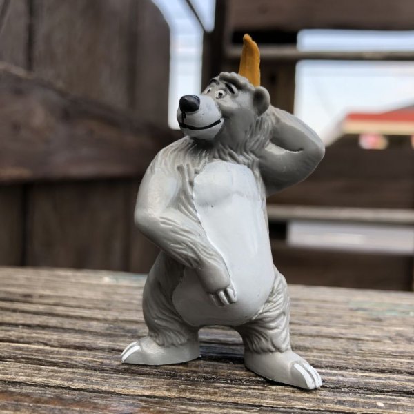 画像1: Vintage Disney The Jungle Baloo PVC Figure (B983)