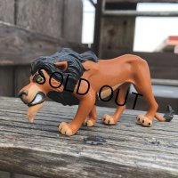 Vintage Disney The Lion King Scar PVC Figure (B989)