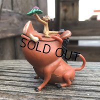 Vintage Disney The Lion King Timon & Pumbaa PVC Figure (B996)