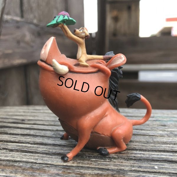 画像1: Vintage Disney The Lion King Timon & Pumbaa PVC Figure (B996)