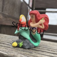 Vintage Disney The Little Mermaid Ariel & Sebastian PVC Figure (B999)