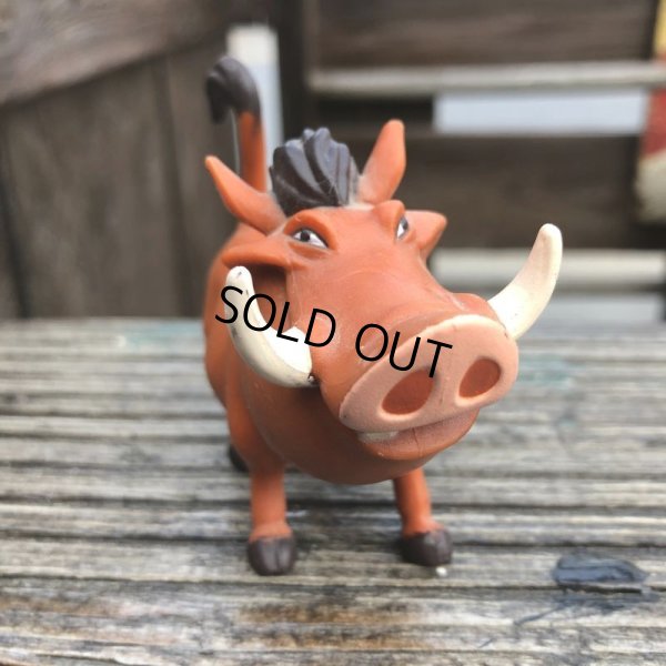 画像2: Vintage Disney The Lion King Pumbaa PVC Figure (B995)