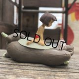 Vintage Disney The Jungle Book Mowgli & Baloo PVC figure (B976)