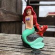 画像1: Vintage Disney The Little Mermaid Ariel & Sebastian PVC Figure (B001) (1)