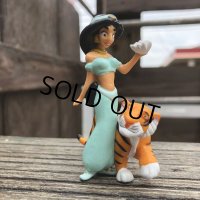 Vintage Disney Aladdin Jasmine & Rajah PVC Figure (B007)