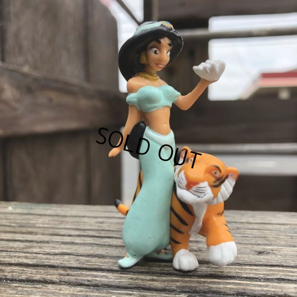 画像1: Vintage Disney Aladdin Jasmine & Rajah PVC Figure (B007)