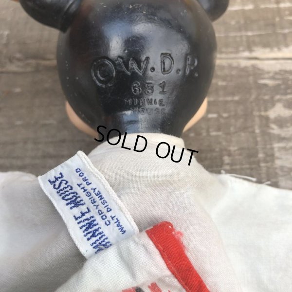 画像4: 50s Vintage Gund Disney Hand Puppet Minnie Mouse (B022)