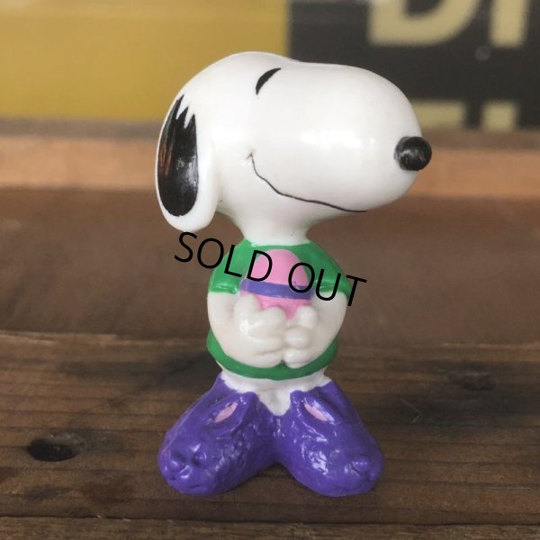 画像1: 90s Vintage Snoopy PVC (B030)