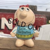 70s Vintage Russ Berrie Ceramic Love Me I'm Dieting (B094)