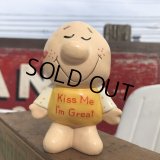 70s Vintage Russ Berrie Ceramic Kiss Me I'm Great (B093)