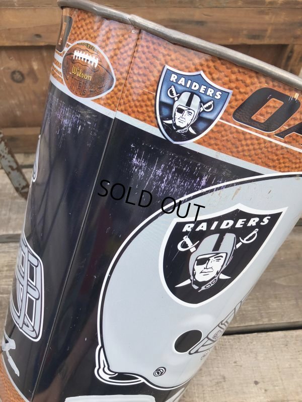 画像7: Vintage NFL Oakland Raiders Trush Can (B100)