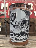 Vintage NFL Oakland Raiders Trush Can (B100)