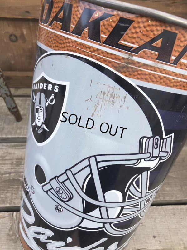 画像6: Vintage NFL Oakland Raiders Trush Can (B100)