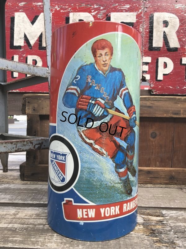 画像1: Vintage NHL New York Rangers Trush Can (B099)