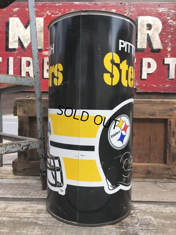 画像4: Vintage NFL Pittsburgh Steelers Trush Can (B096)
