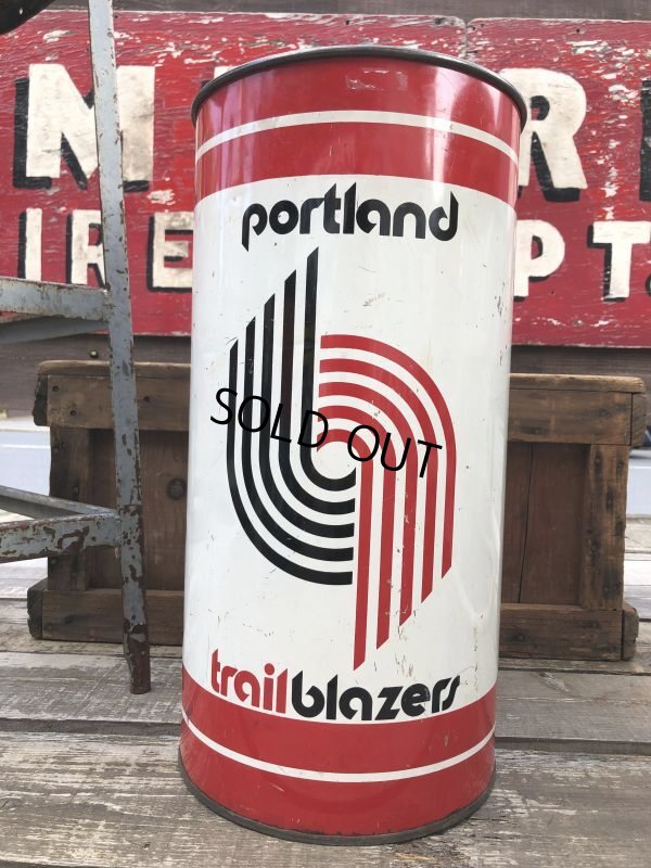 画像1: Vintage NBA Portland Trail Blazers Trush Can (B098)