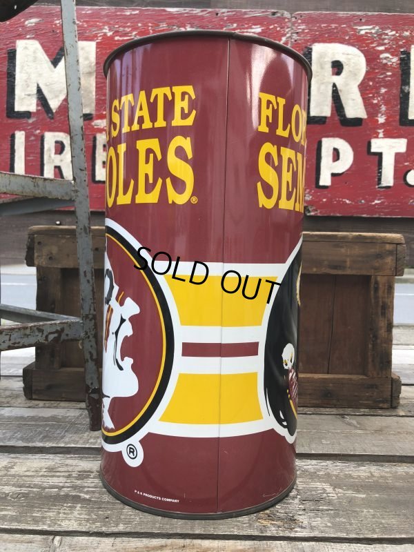 画像4: Vintage Florida State Seminoles Trush Can (B097)