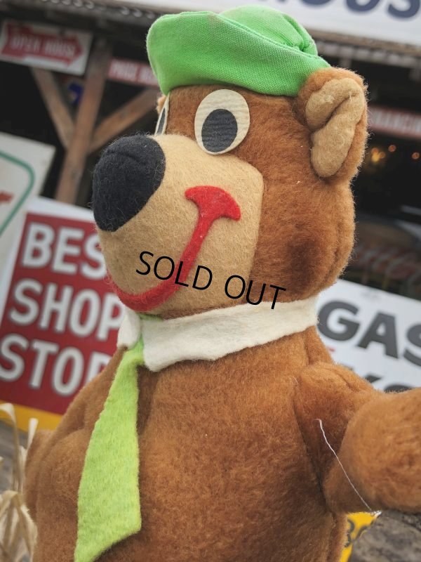 画像6: Vintage Knickerbocker Yogi Bear Plush Doll (B102)